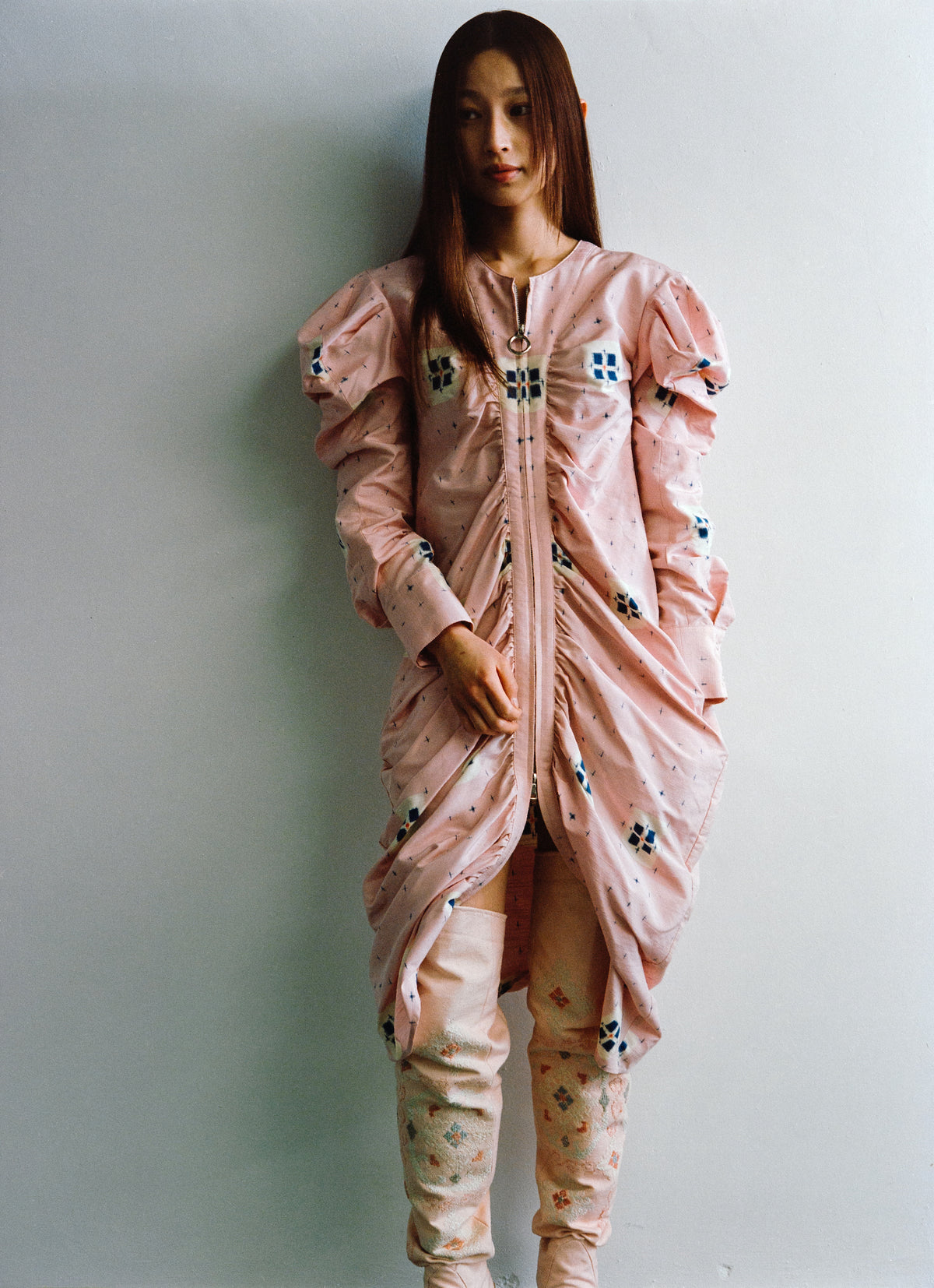 "3711 PROJECT" Takarazuka Shirt Dress -42