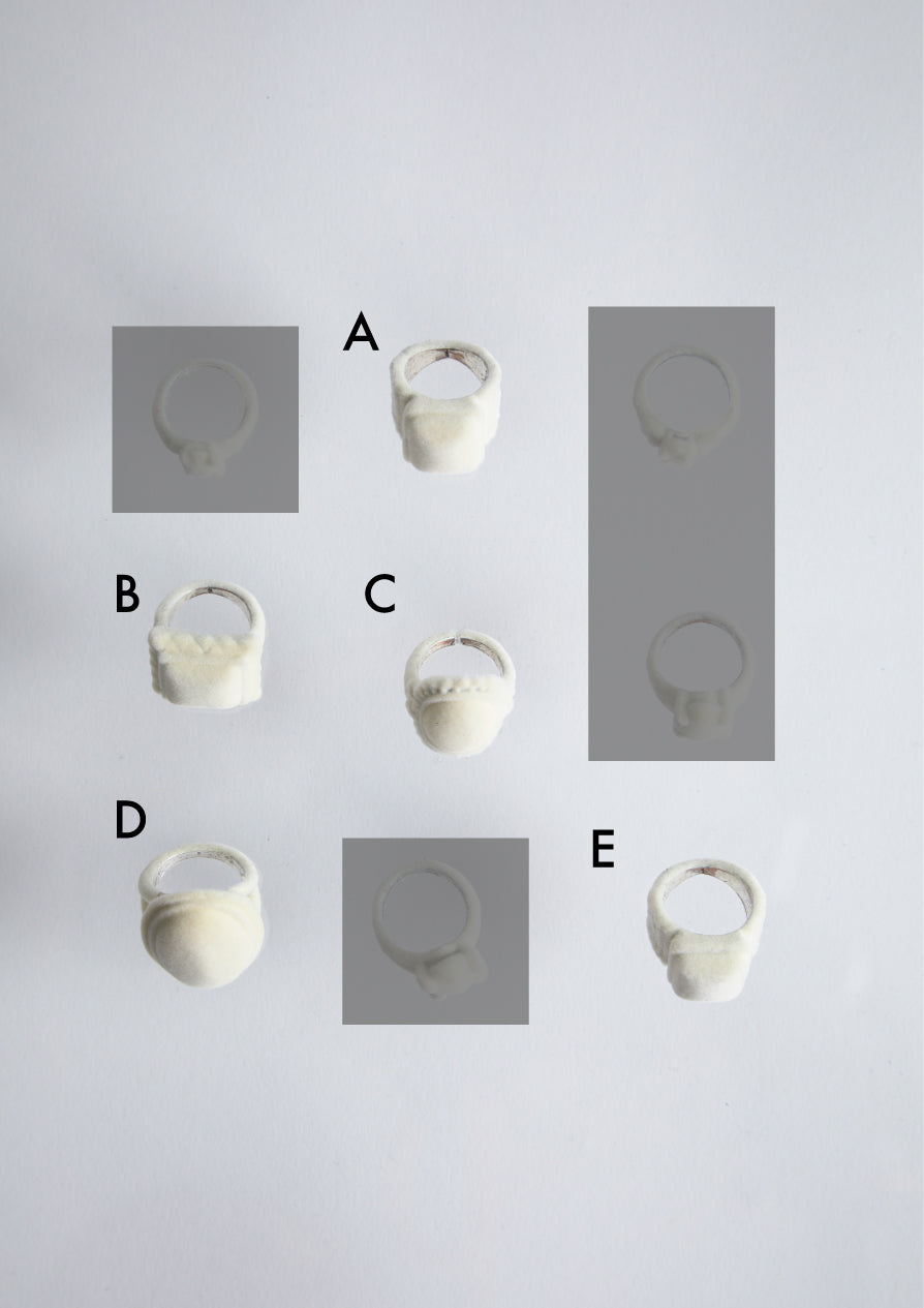 Pile Covered Ring -  Large