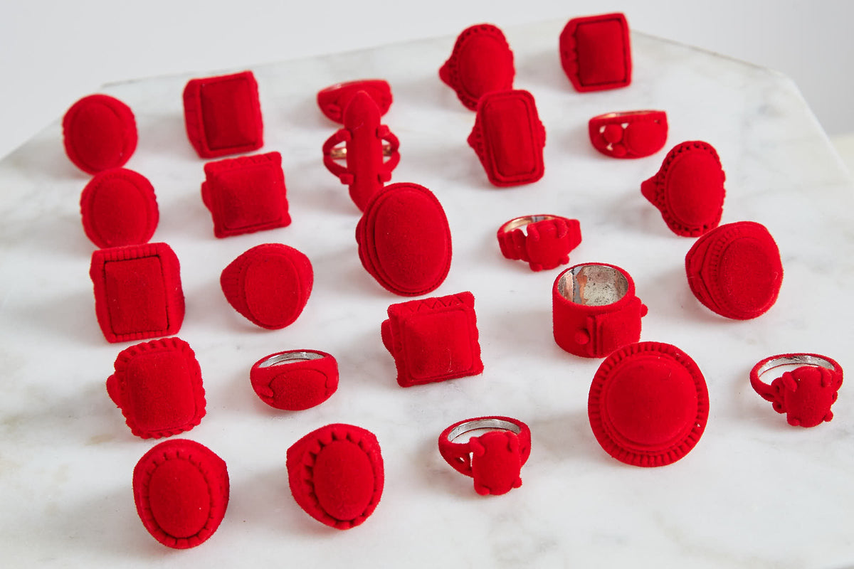 Pile Covered Ring - Large