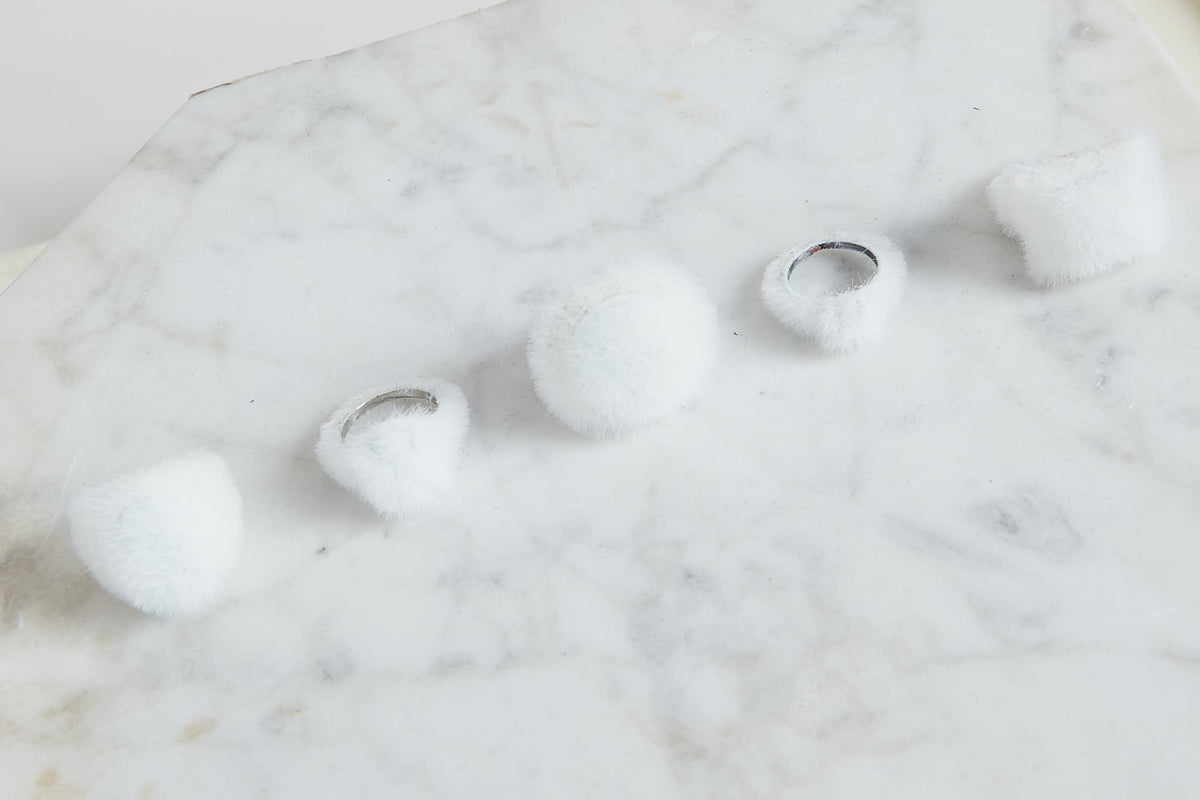 Pile Covered Ring - Large
