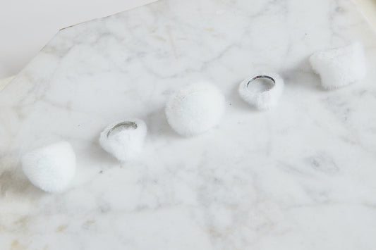 Pile Covered Ring - Large