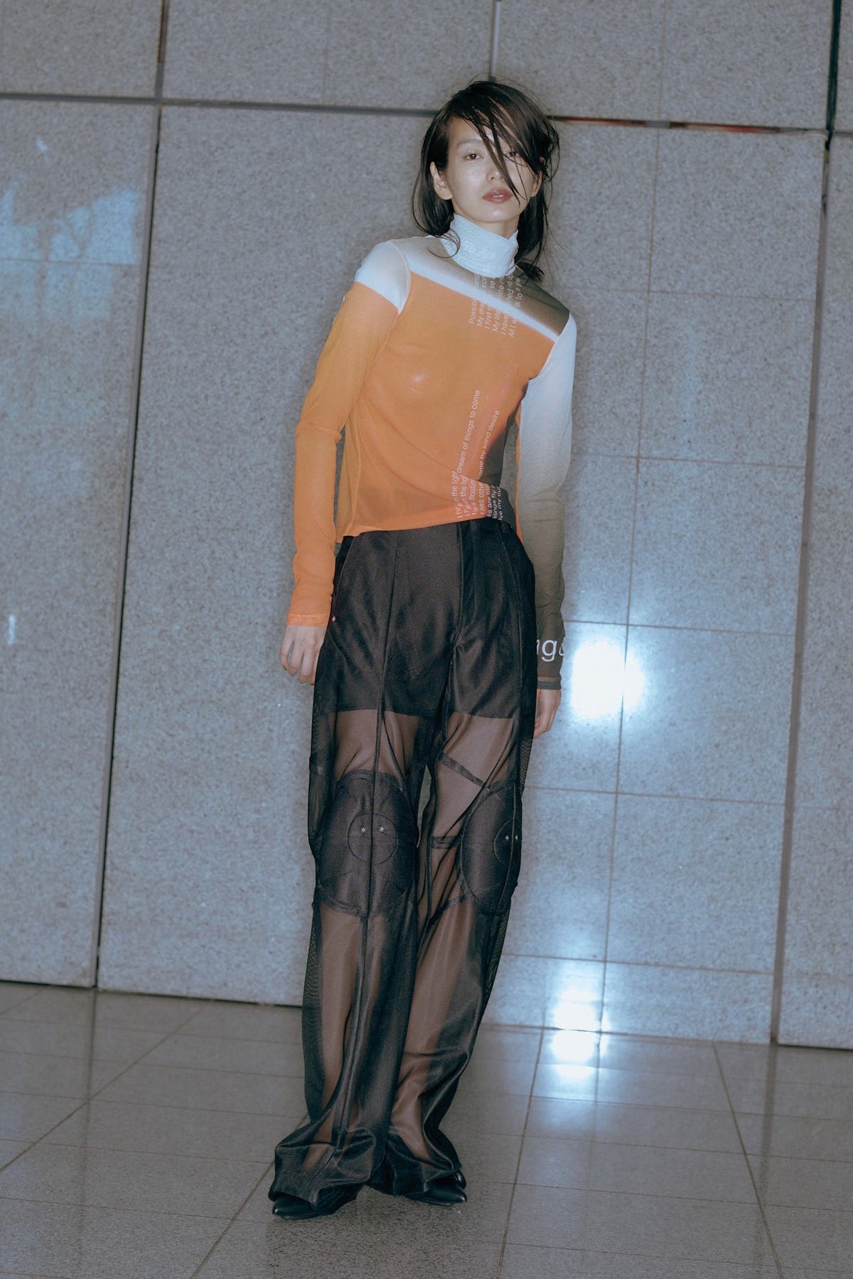 Graphic Mesh Top (SPRING2024)