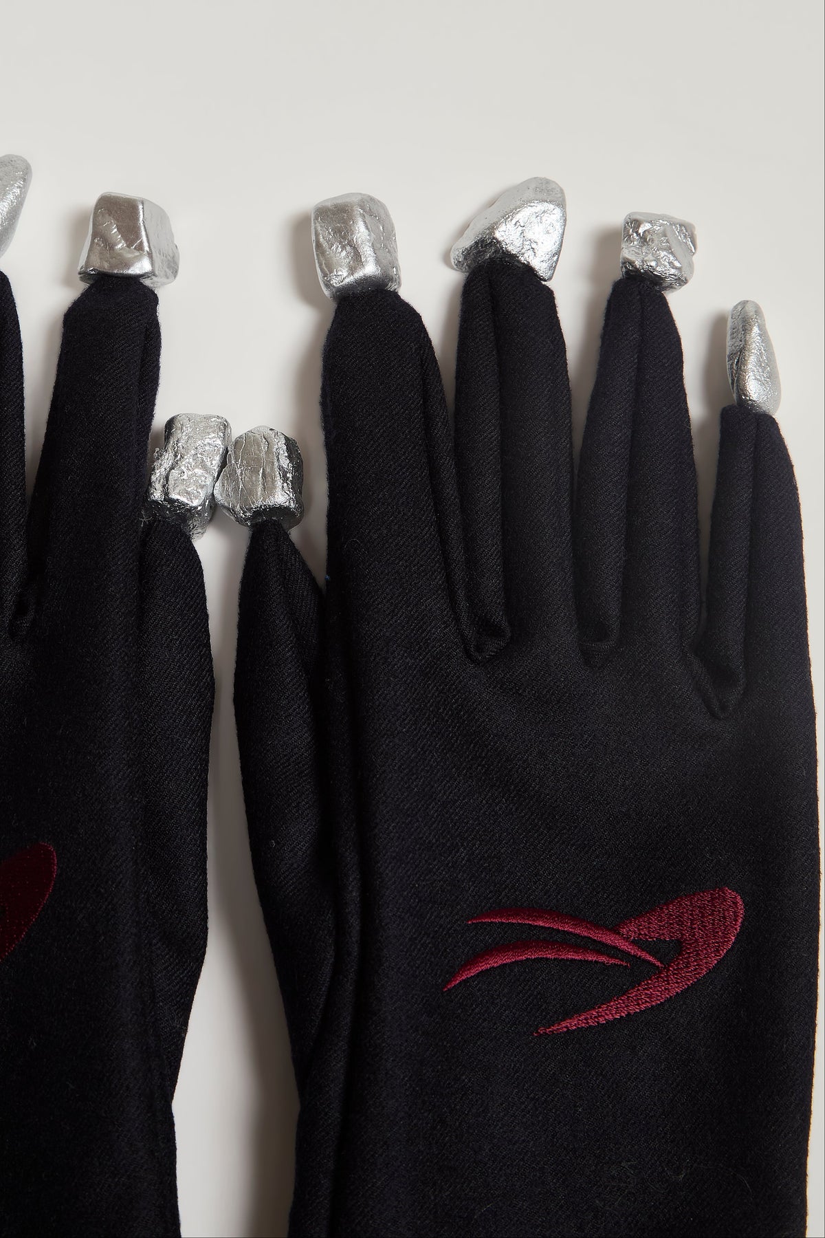 HIDAKA×ssp.  Silver Stone Short Gloves