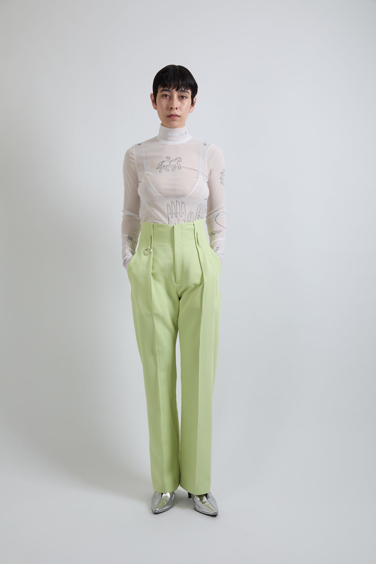 Graphic Mesh Top (× VOILLD & Chiaki Kobayashi)