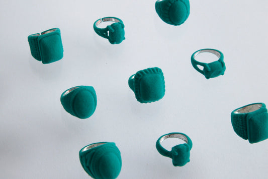 Pile Covered Ring -  Large