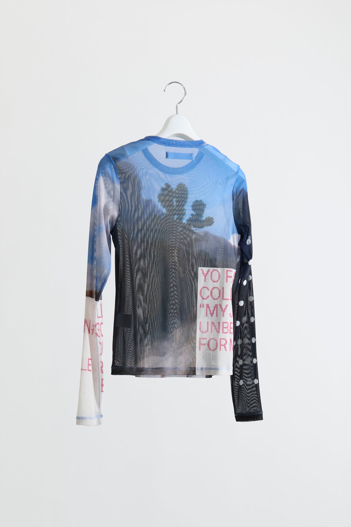 Graphic Mesh Top