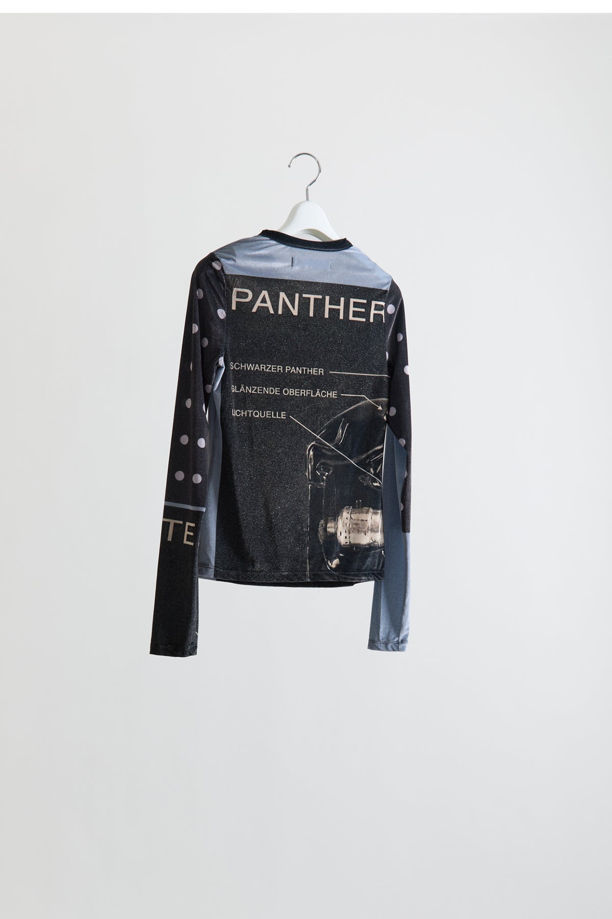 Graphic Mesh "Velour" Top