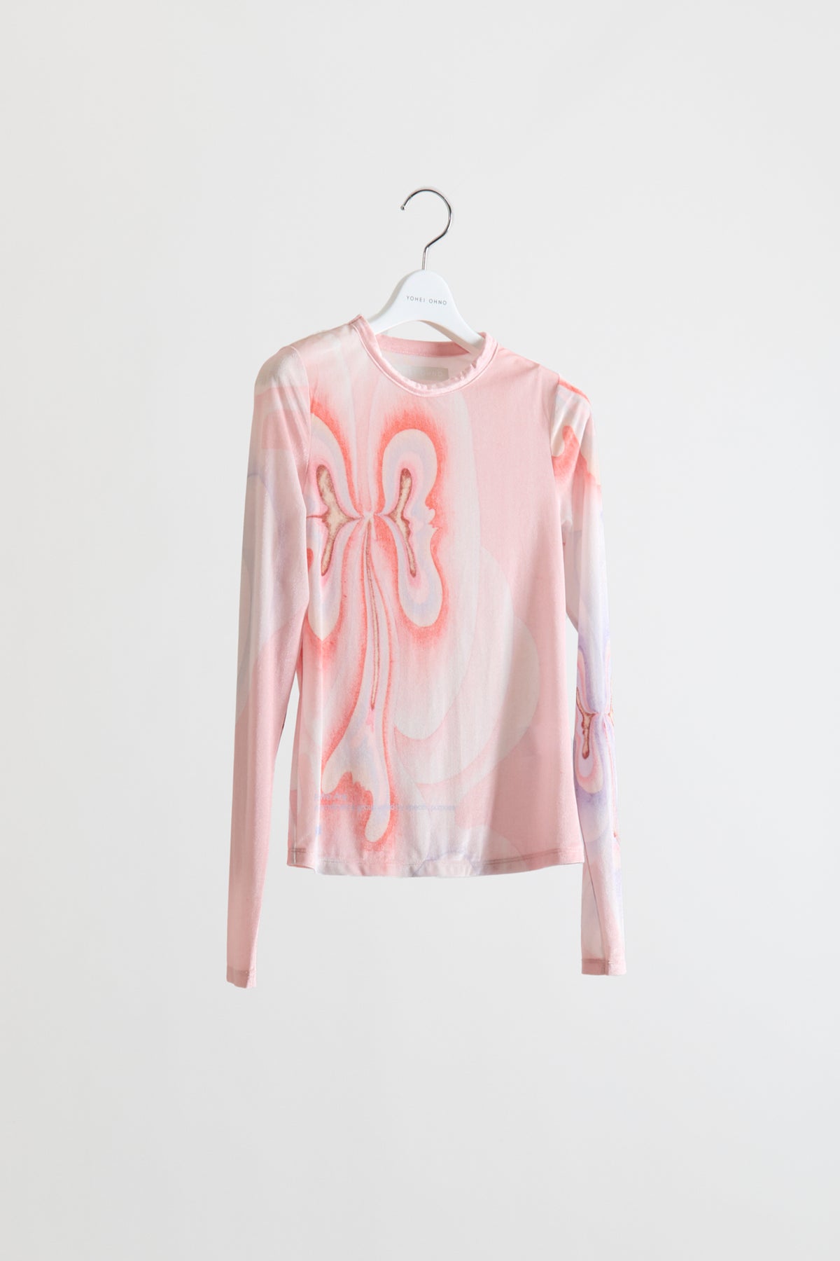 Graphic Mesh "Velour" Top