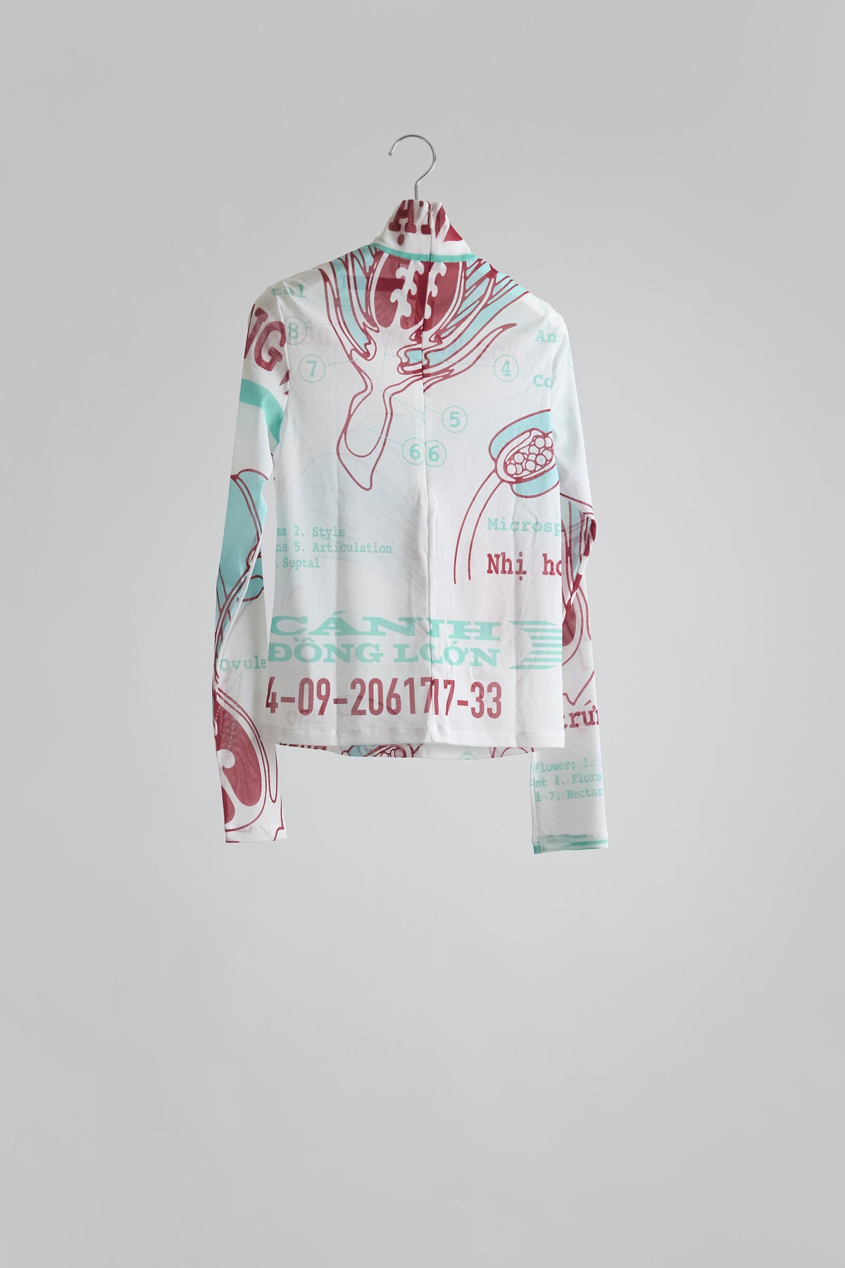 Graphic Mesh Top A (SPRING2025)
