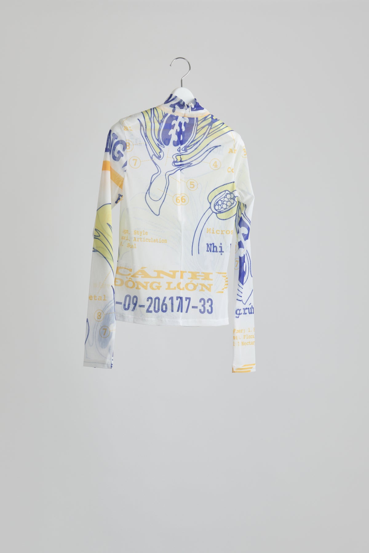 Graphic Mesh Top A (SPRING2025)