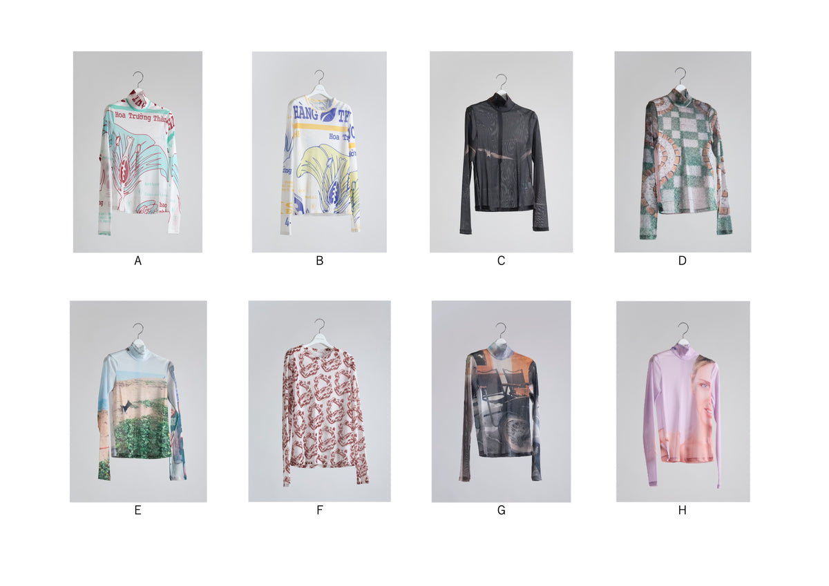 Graphic Mesh Top A (SPRING2025)