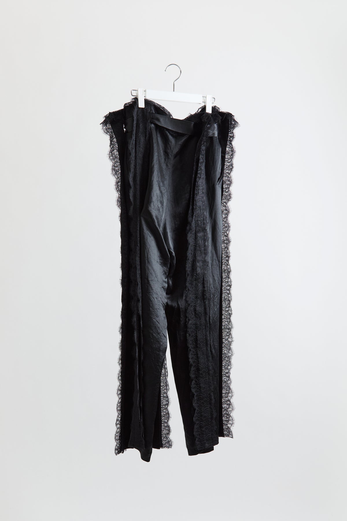 Lace Trimed Frame Trousers