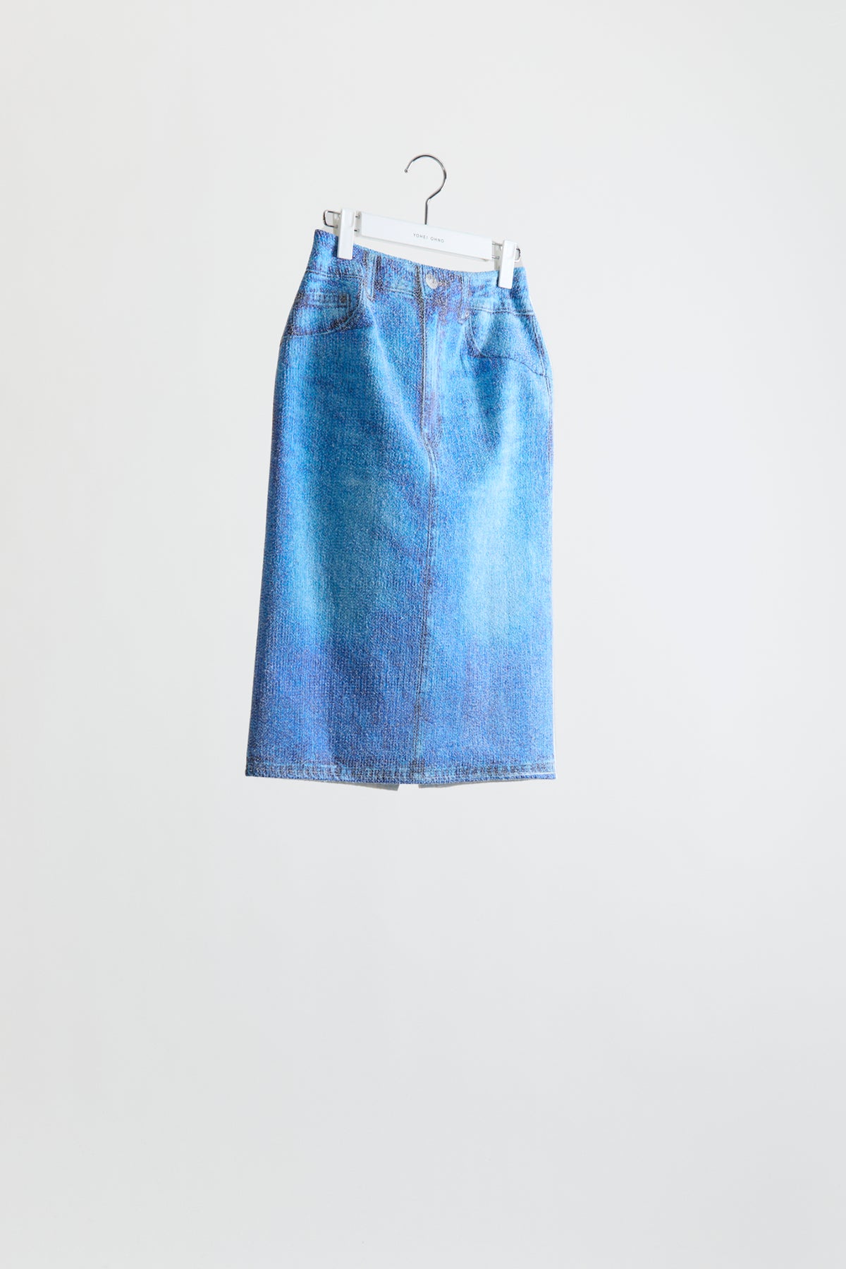 Trompe l'oeil  Denim Skirt