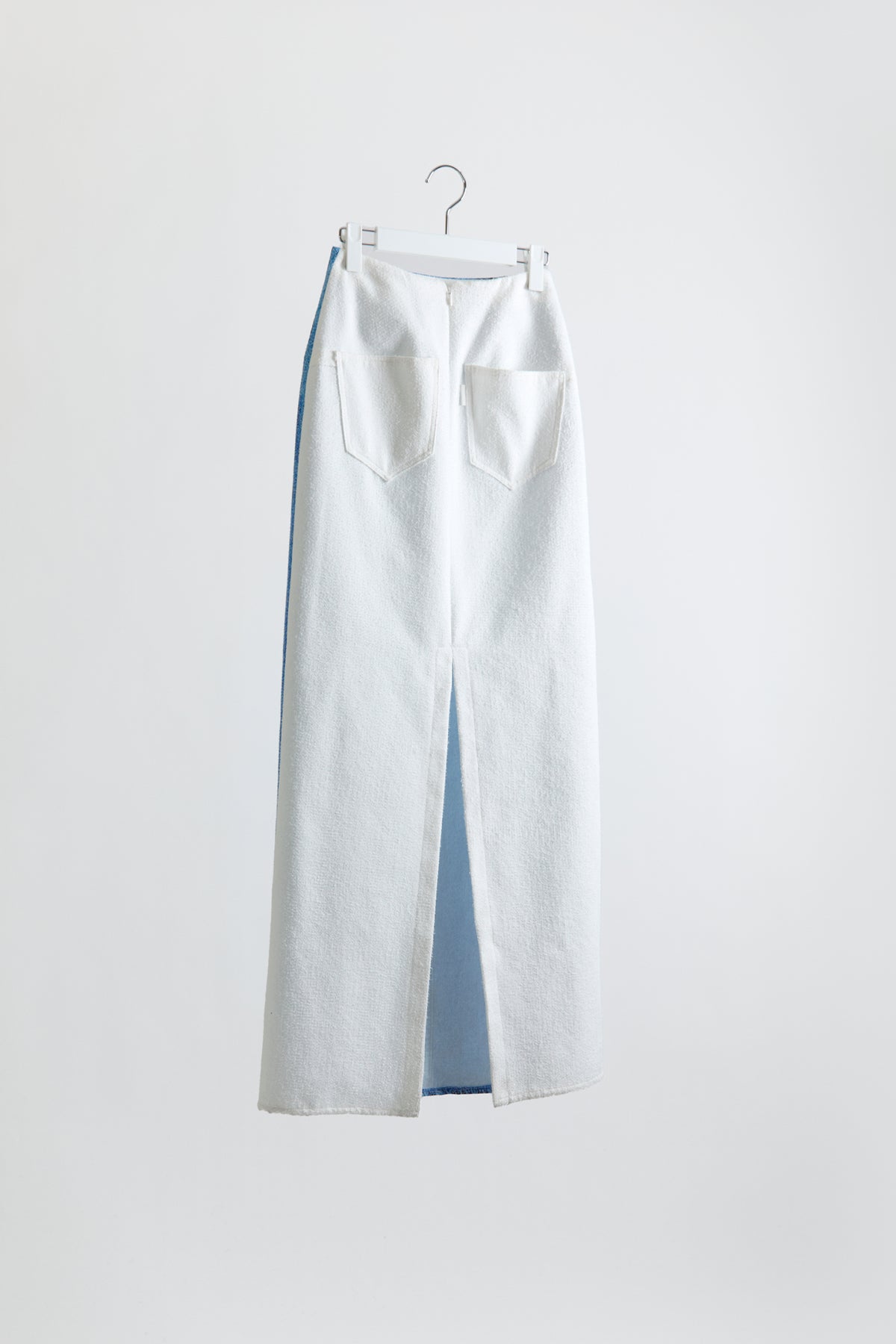 Trompe l'oeil  Denim "Long" Skirt