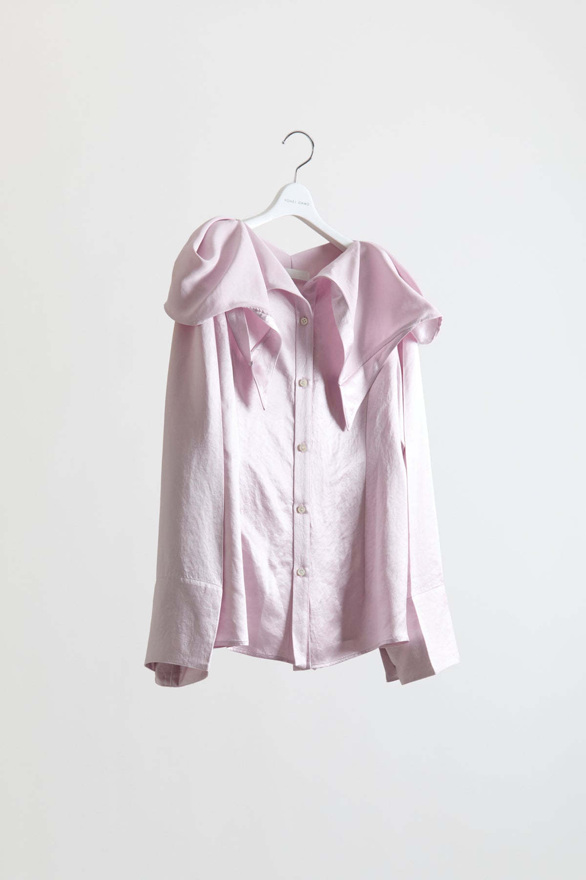 Unfixed Collar Shirt (Satin)