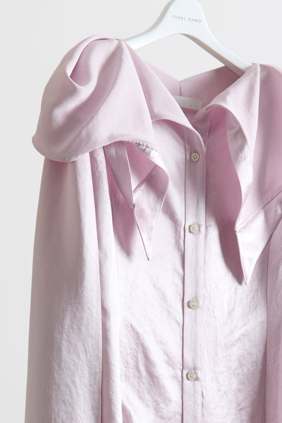 Unfixed Collar Shirt (Satin)