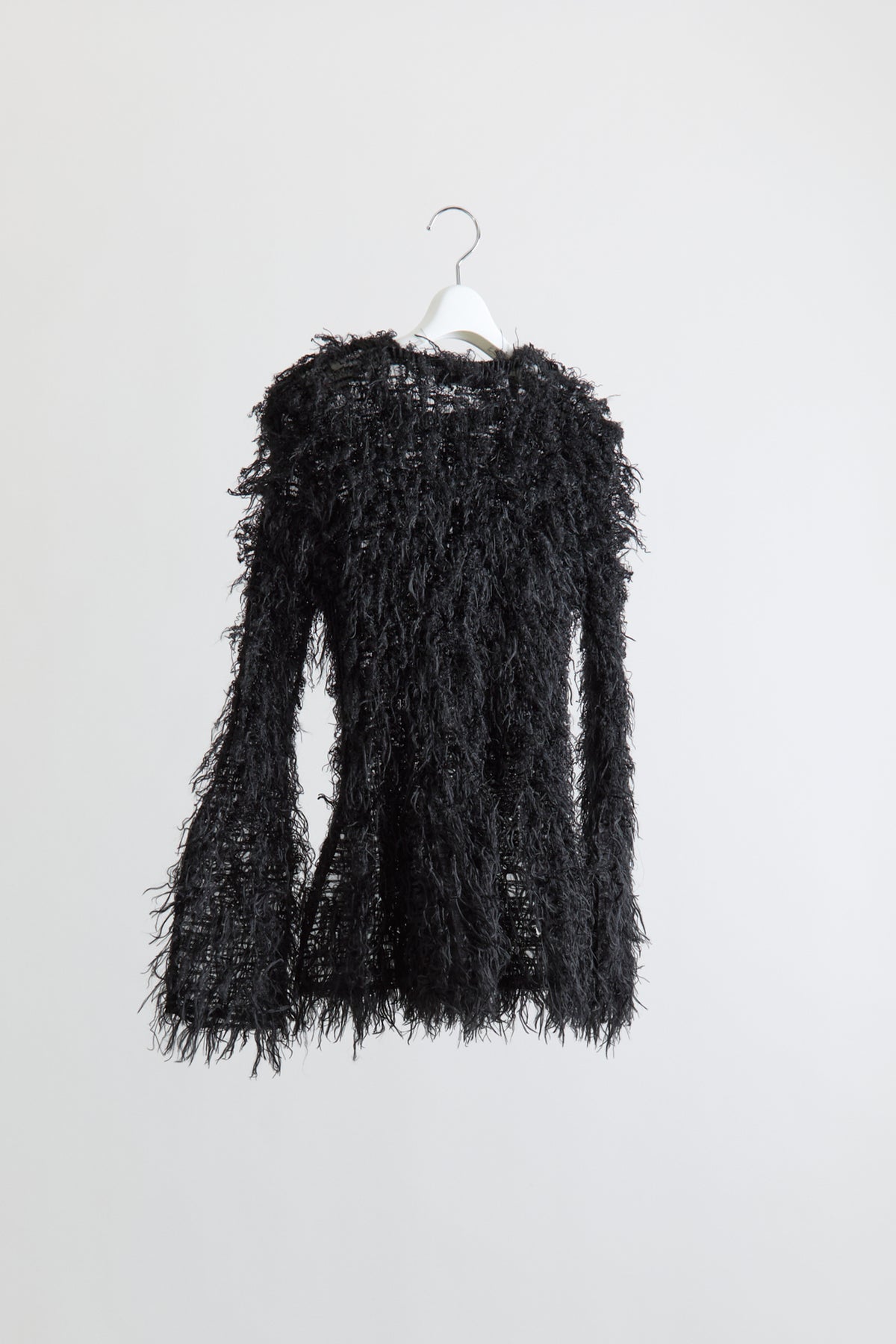Flare Sleeved Pleats Top (Feather)