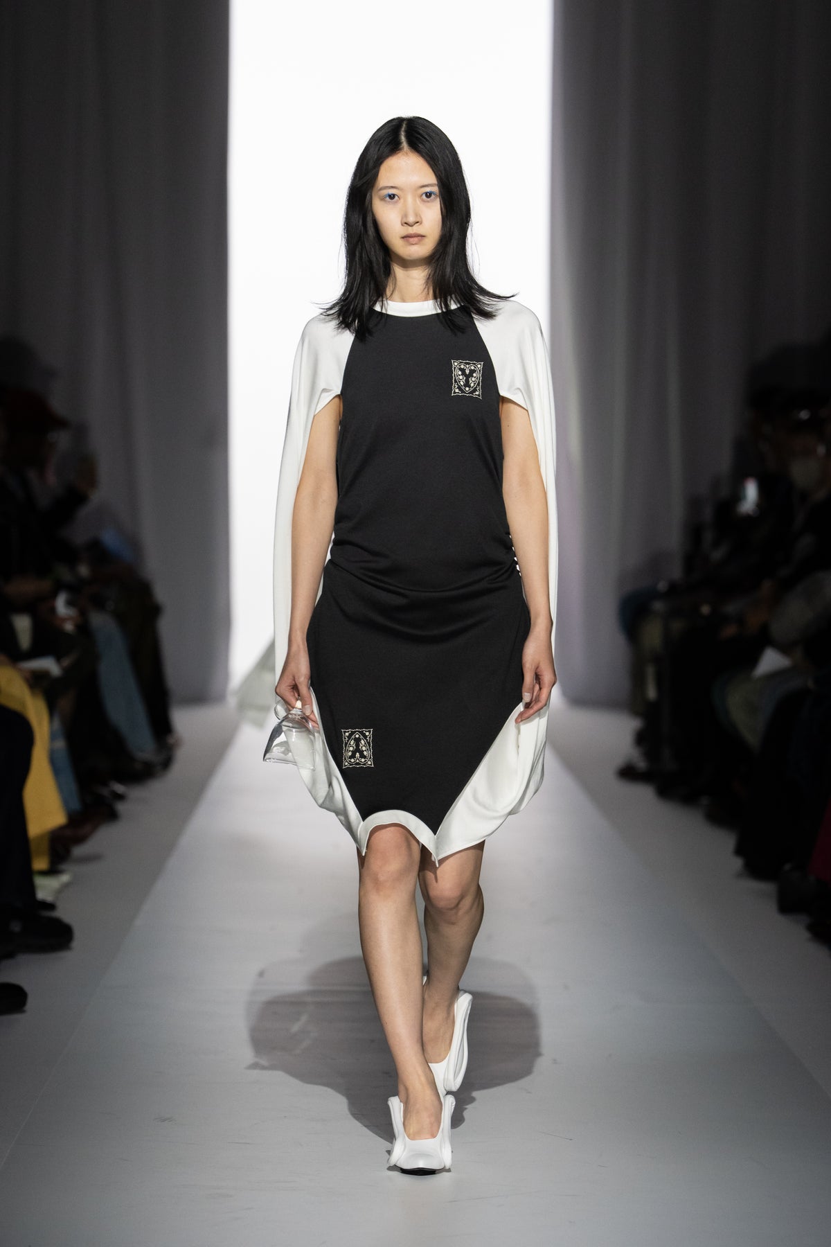 Upside-down Raglan T-dress
