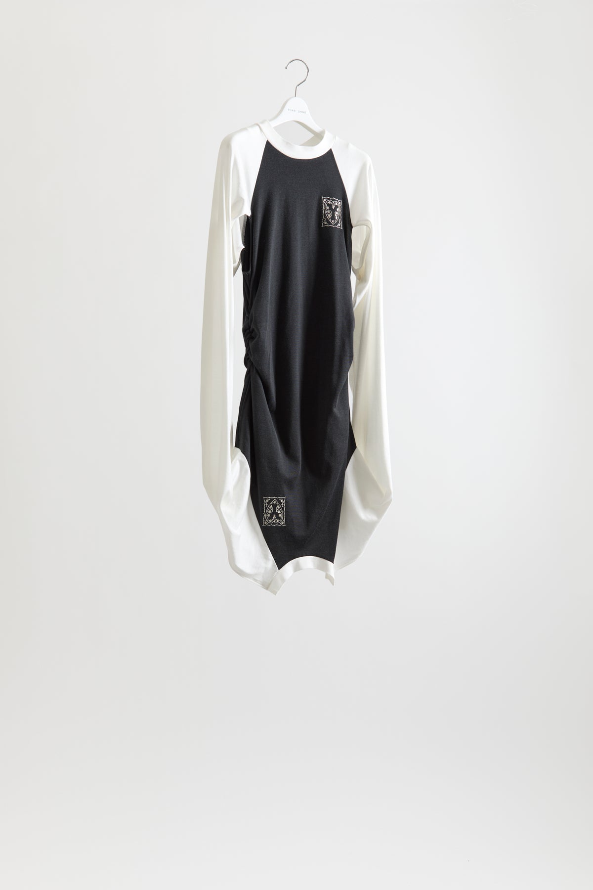 Upside-down Raglan T-dress