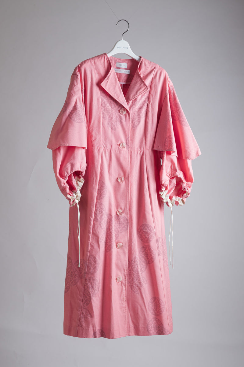 "3711 PROJECT" Layered Sleeve Coat Dress-58