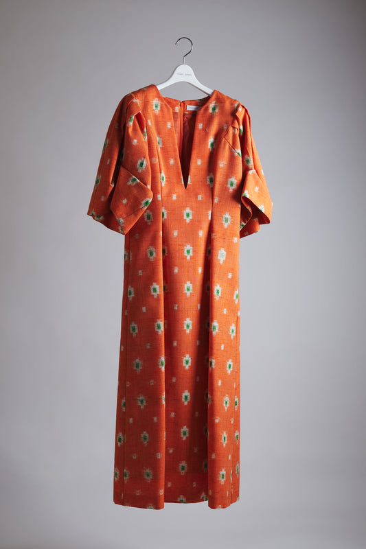 "3711 PROJECT" Tuck Sleeve Dress -13