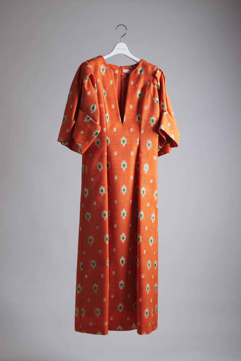 "3711 PROJECT" Tuck Sleeve Dress -13