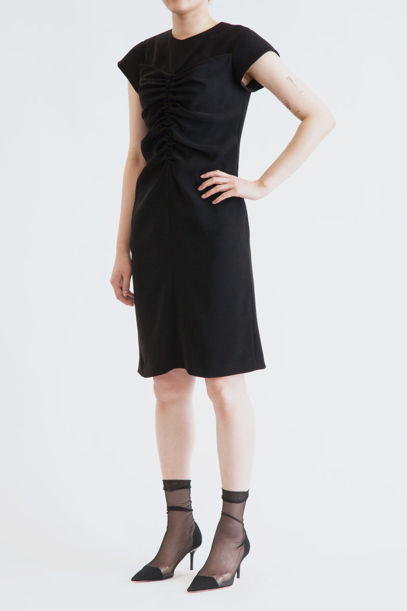 Front Shirring Dress